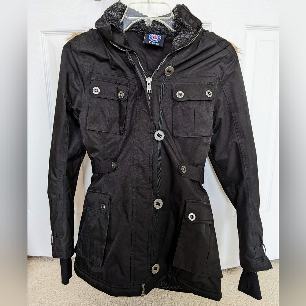 ICEWEAR Iceland Women Winter Parka Coat Ski Jacket Black XS